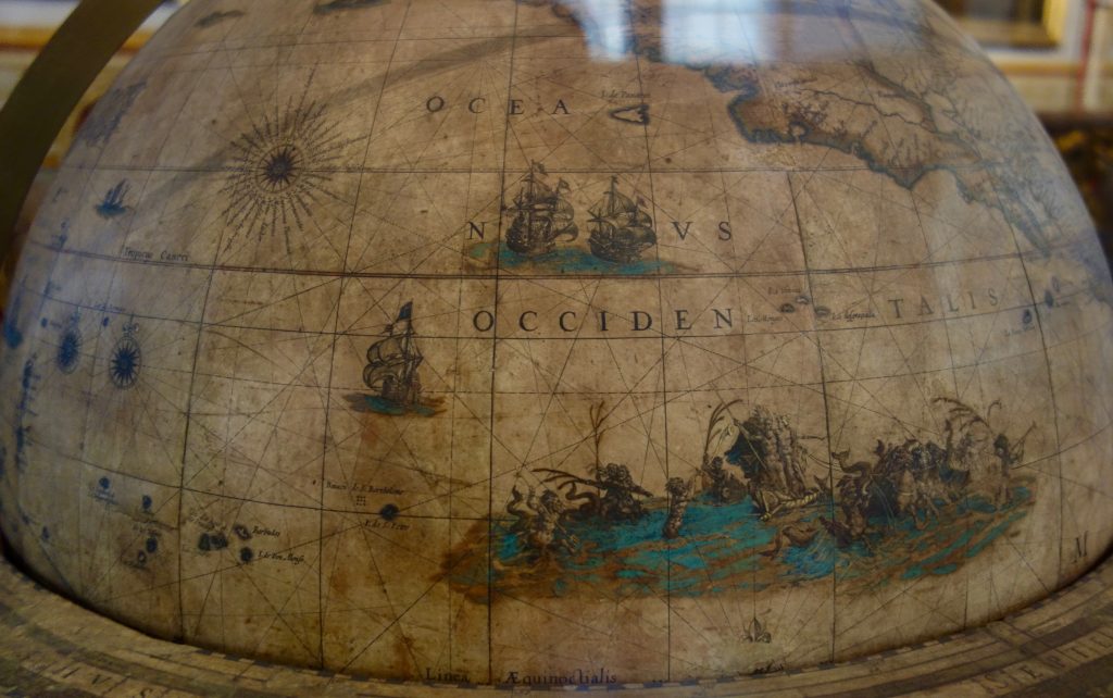 Globo terrestre di Willem Blaeu, 1622, Galleria Spada