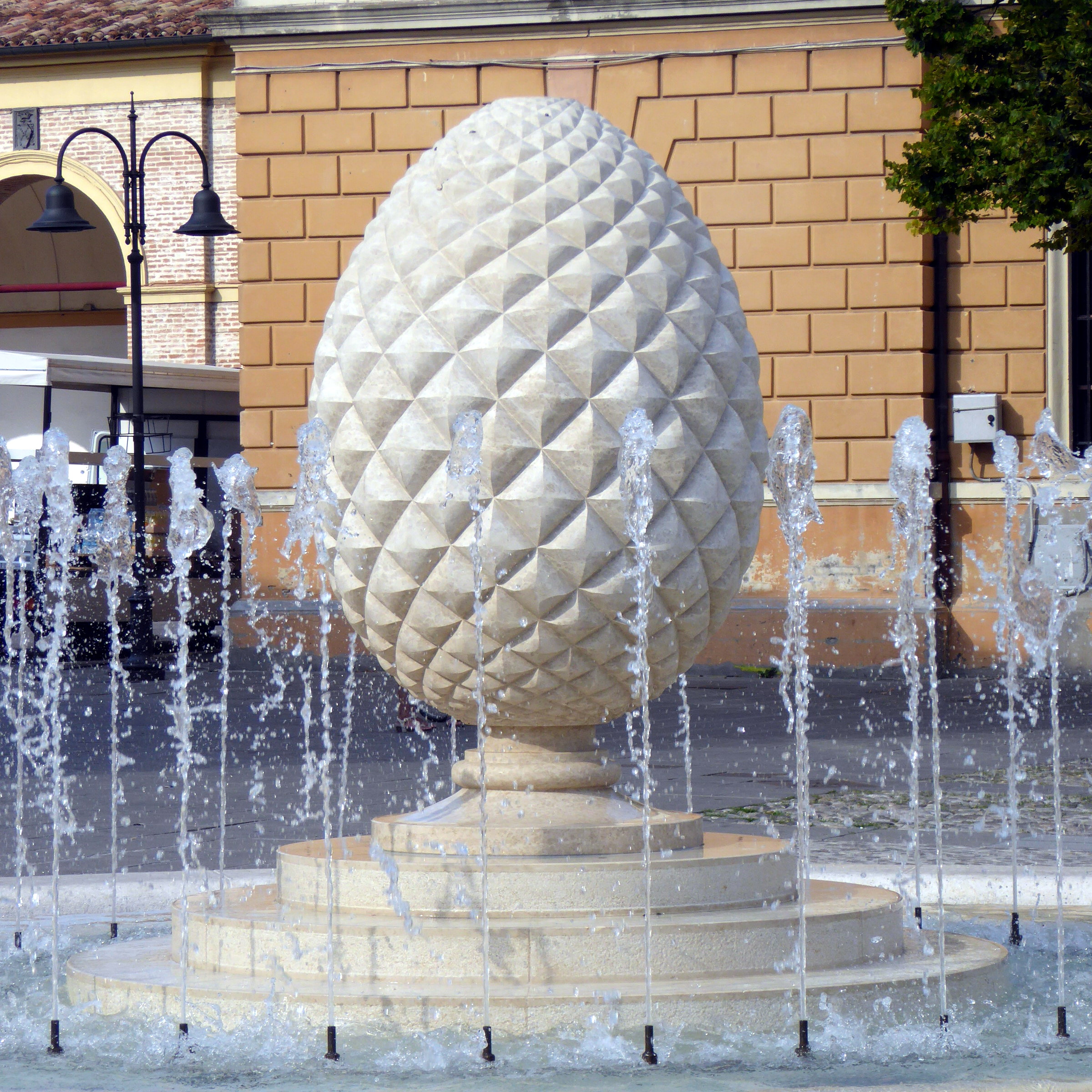 Fountain in Piazza Ganganelli Santarcangelo